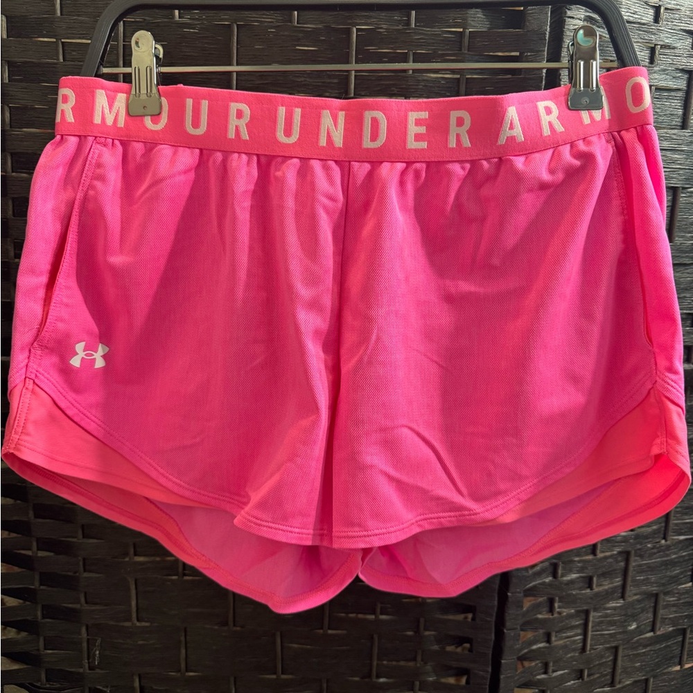 Under Armour Women's Vibrant Pink Athletic Shorts